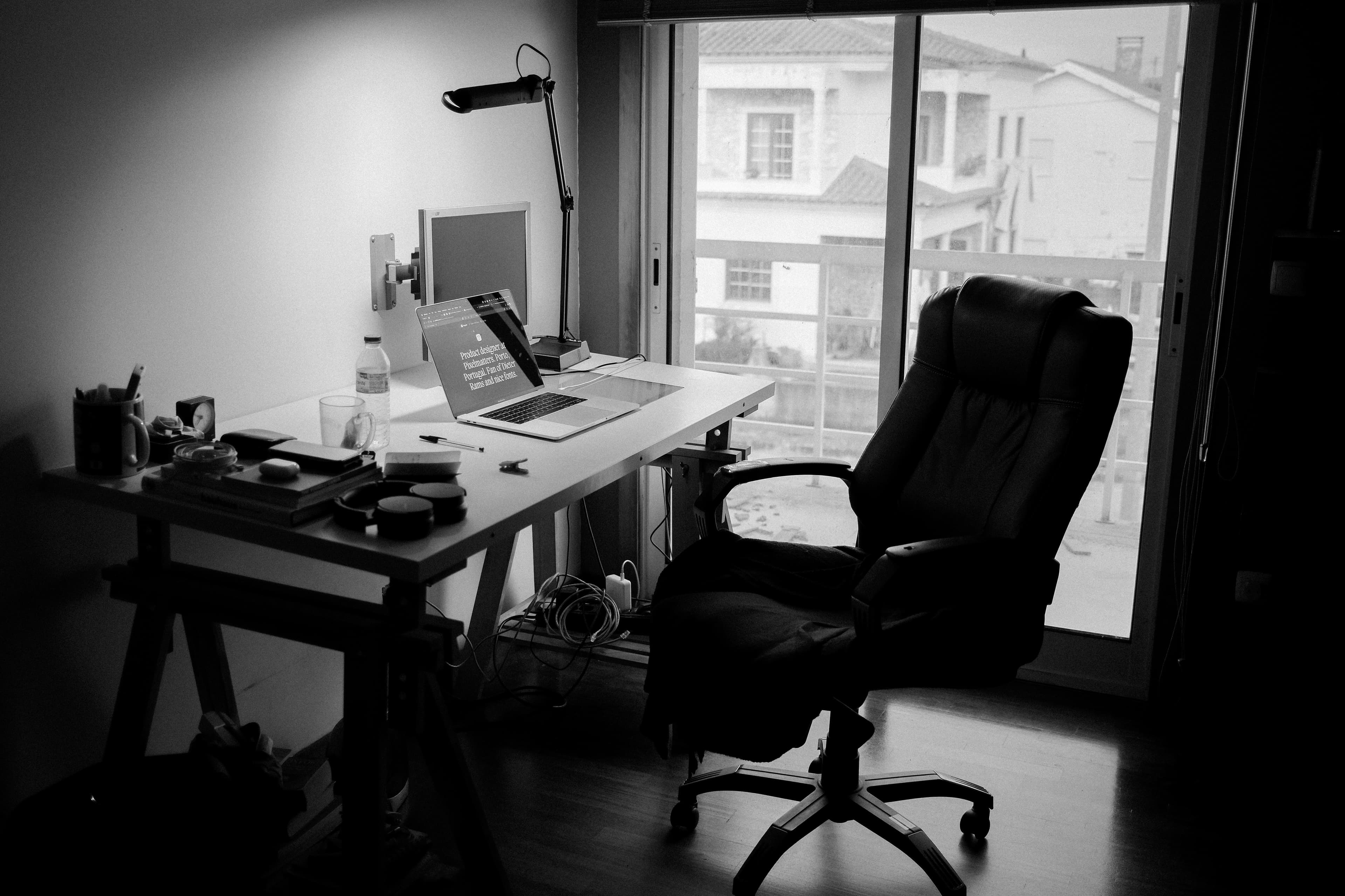 Founder's workspace